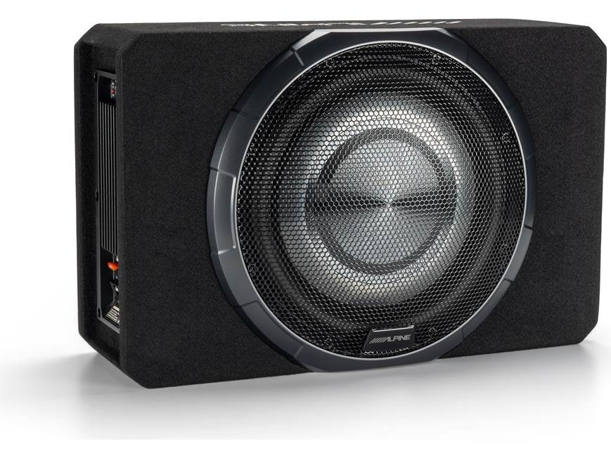 Alpine PWV-SB12 BassRev™ powered subwoofer with 12" sub and 400-watt amp