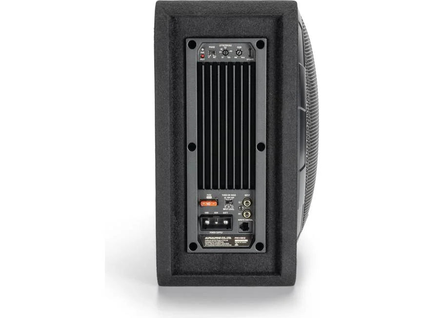 Alpine PWV-SB12 BassRev™ powered subwoofer with 12" sub and 400-watt amp