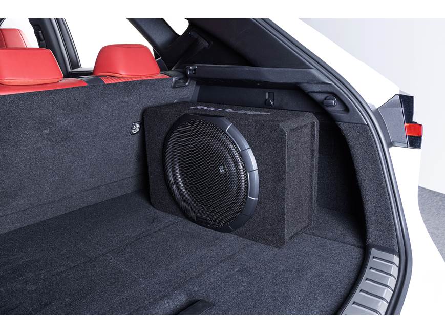 Alpine PWV-SB12 BassRev™ powered subwoofer with 12" sub and 400-watt amp