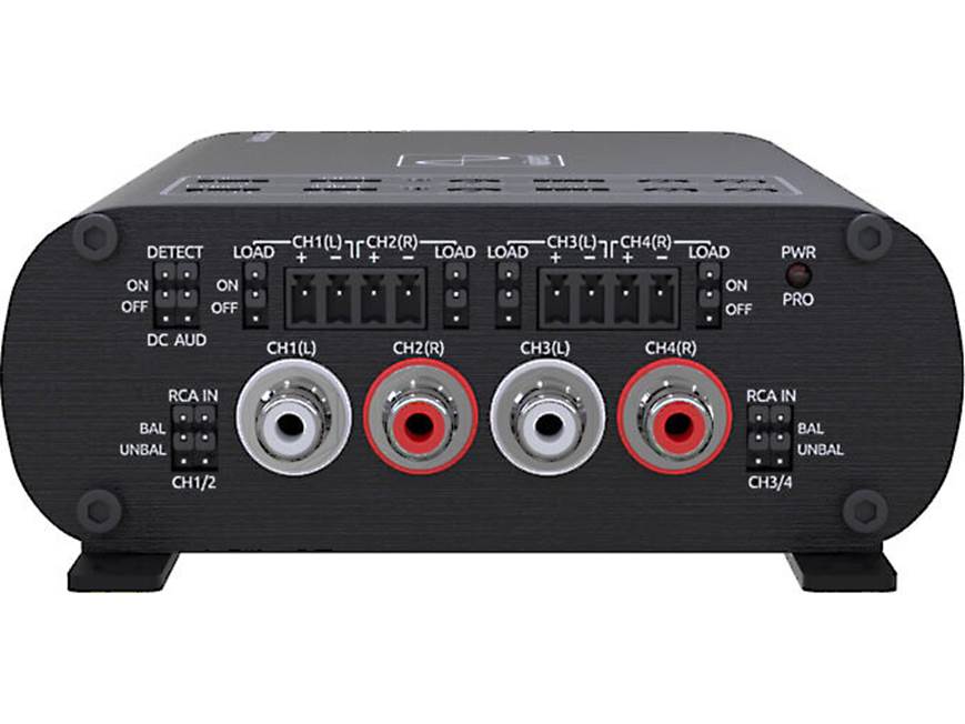 Wāvtech Link300.4 mini Compact 4-channel car amplifier