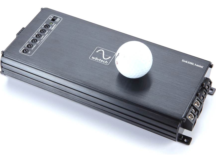 Wāvtech Link500.1 mini Compact mono subwoofer amplifier