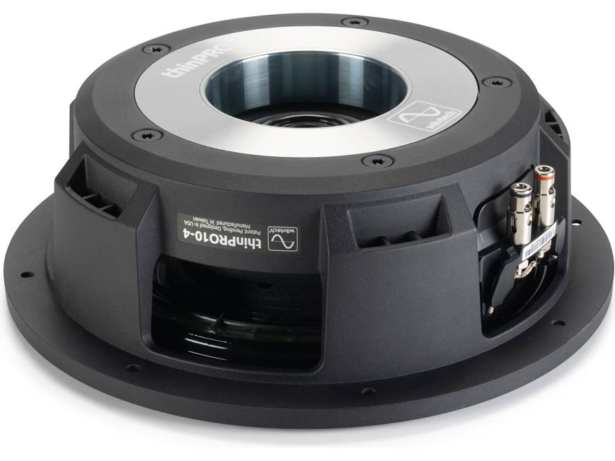 Wāvtech thinPRO10-4 10" Professional Series 4-ohm shallow-mount subwoofer